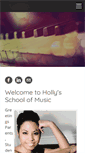 Mobile Screenshot of hollysschoolofmusic.com